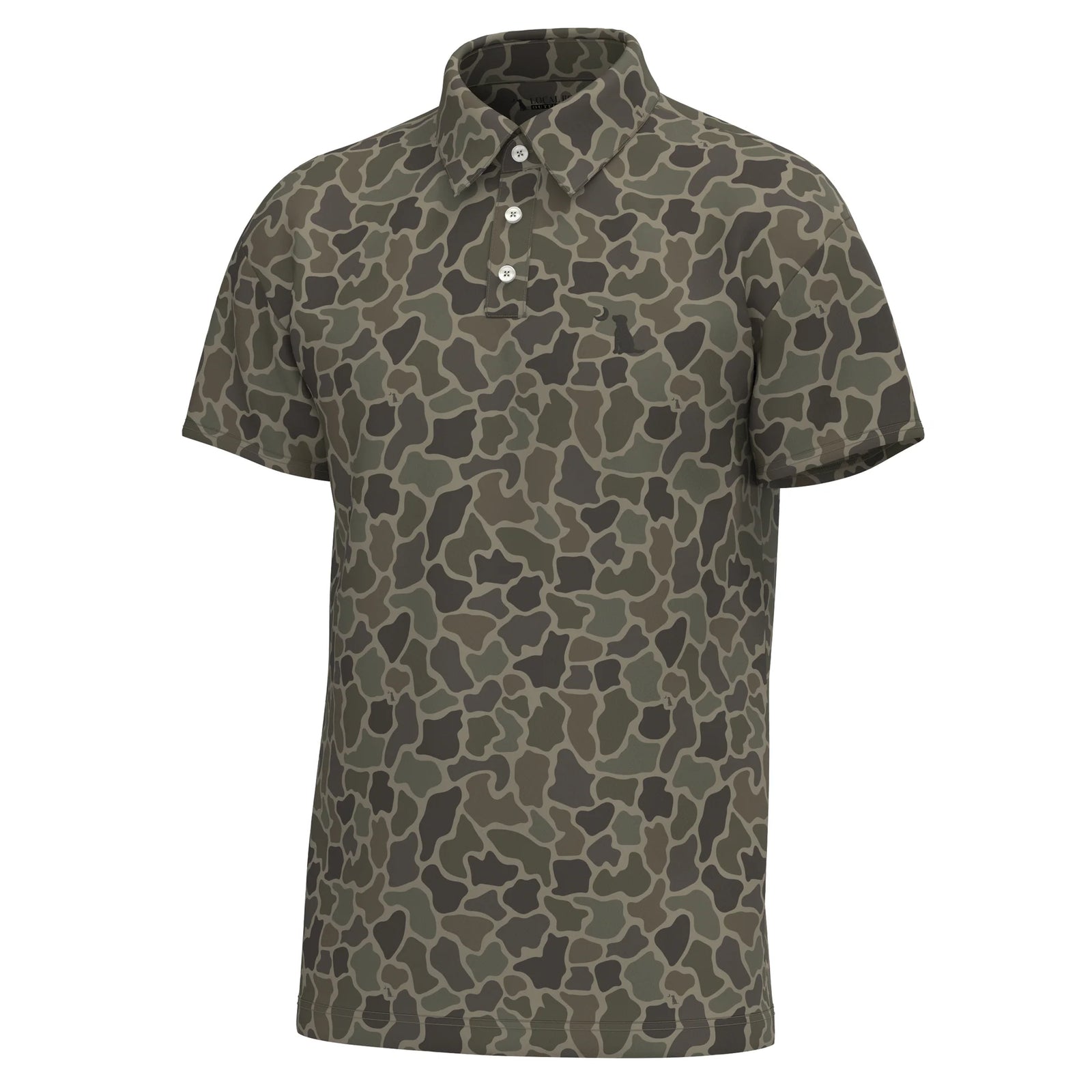 LOCAL BOY OUTFITTERS Men's Polo BRUSH CAMO / S Local Boy Dirty Myrtle Polo L1200070BCM