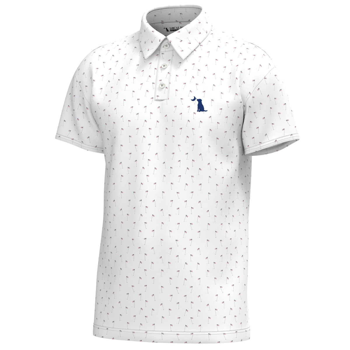 LOCAL BOY OUTFITTERS Men's Polo Local Boy Dirty Myrtle Polo - USA 19th Hole