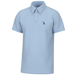 LOCAL BOY OUTFITTERS Men's Polo SLATE/BLUE / M Local Boy Surfside Polo || David's Clothing L1200022SLBW