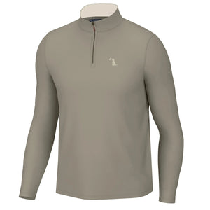 LOCAL BOY OUTFITTERS Men's Pullovers GREIGE / S Local Boy Men's Bentley Quarter Zip L1300039GRG
