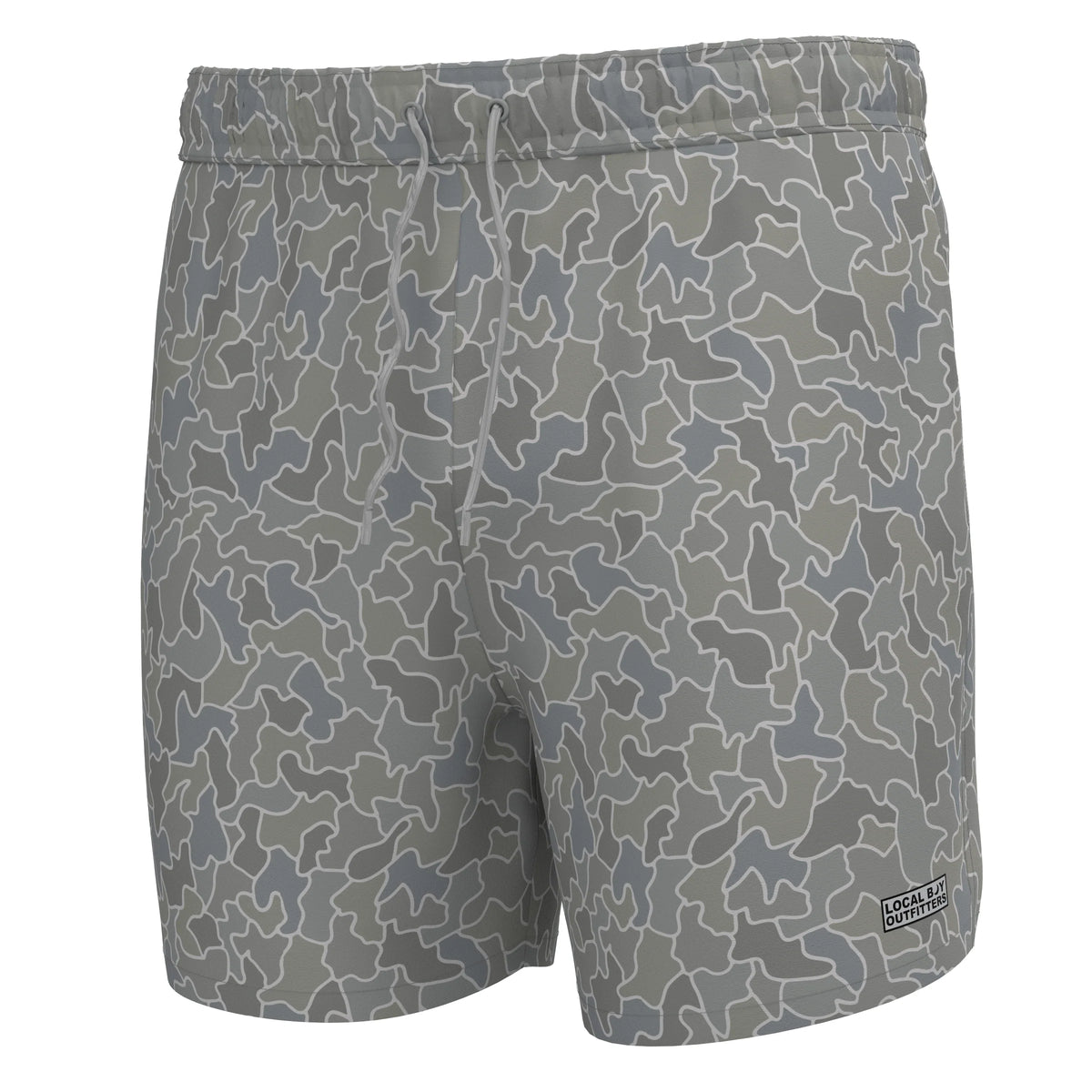 LOCAL BOY OUTFITTERS Men's Shorts GRAY COBBLESTONE / S Local Boy Men's Bayview Swim Trunk L1600021CBSG
