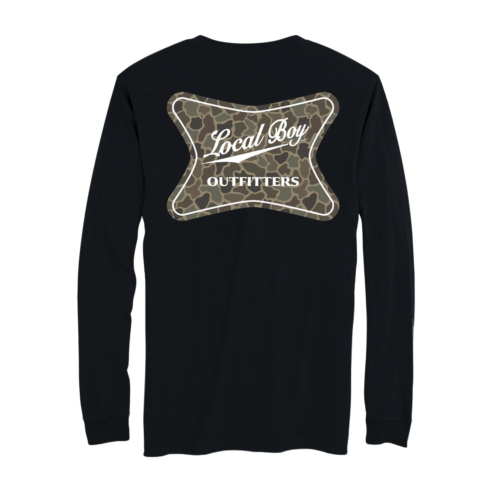 LOCAL BOY OUTFITTERS Men's Tees Local Boy High Badge Brush Long Sleeve T-Shirt