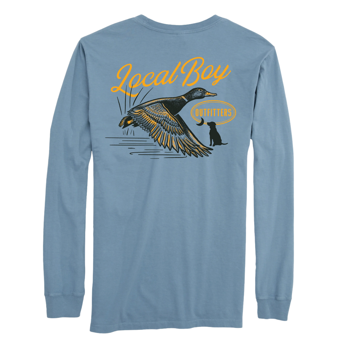 LOCAL BOY OUTFITTERS Men's Tees Local Boy Men's Moonlit Mallard Long Sleeve T-Shirt
