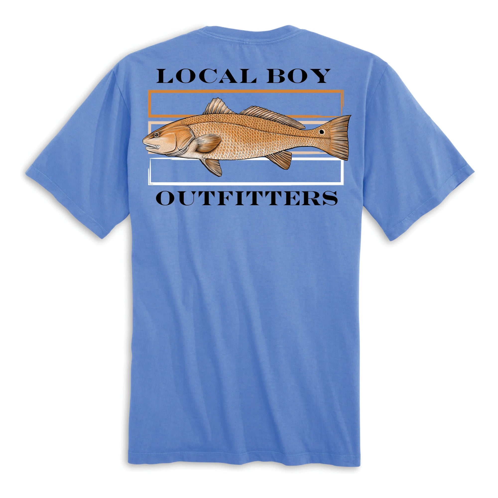 LOCAL BOY OUTFITTERS Men's Tees Local Boy Redfish SS T-Shirt || David's Clothing