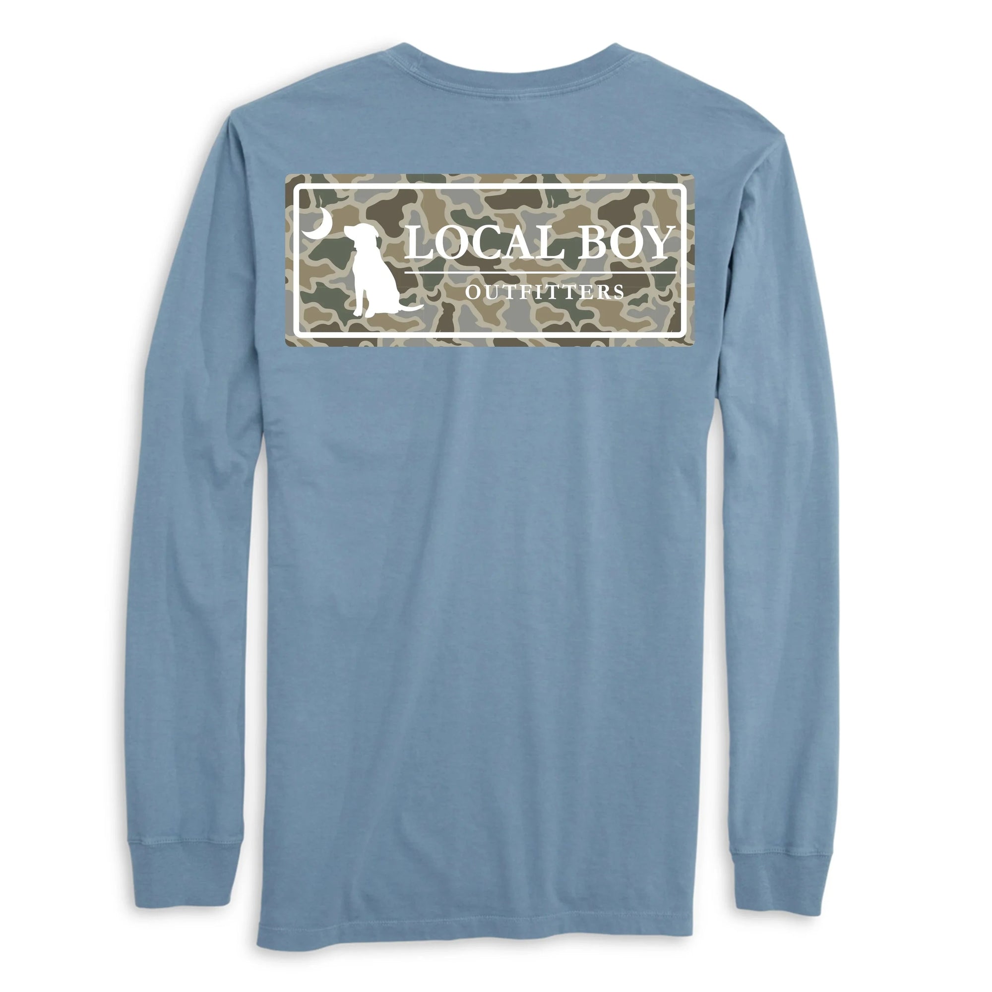 LOCAL BOY OUTFITTERS Men's Tees Local Boy Sand Dog & Moon Plate L/S T-Shirt