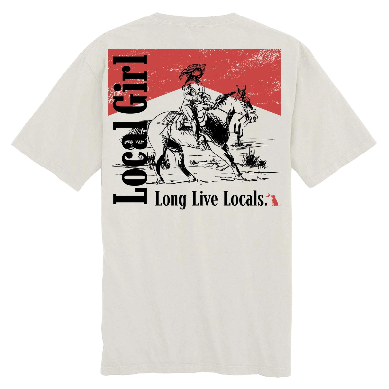 LOCAL GIRL Men's Tees Local Girl Smoked Cowgirl SS Tee
