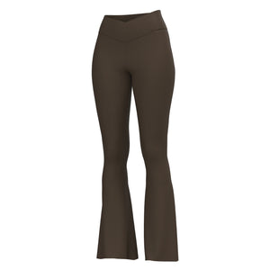 LOCAL GIRL Women's Pants ESPRESSO / XS Local Girl Women's Flare Leggings | David's Clothing L5160004