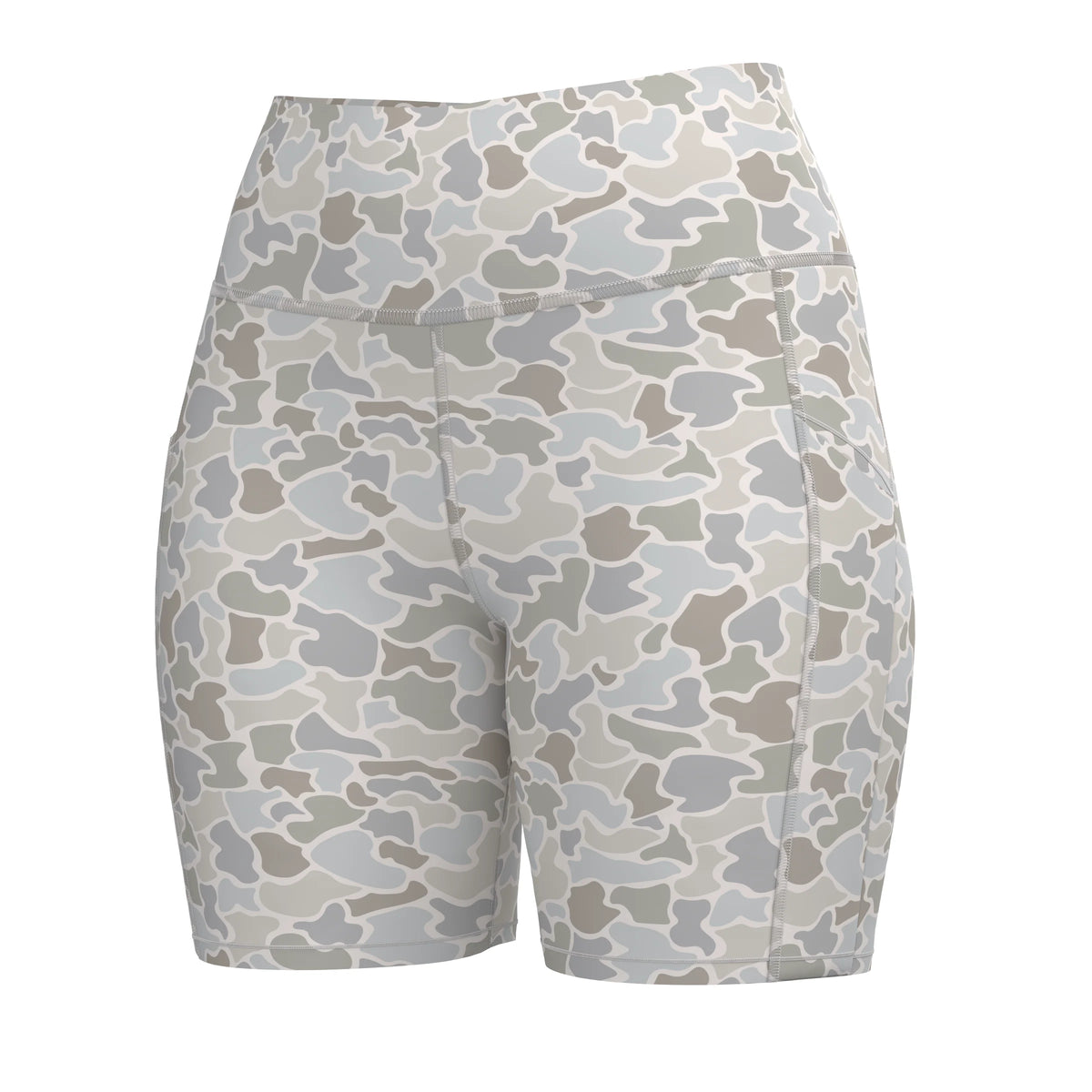 LOCAL GIRL Women's Shorts FORREST CAMO SALTWATER / XS Local Girl Biker Shorts L5160003
