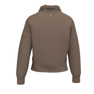 LOCAL GIRL Women's Sweaters Local Girl Velvet Fleece Quarter Zip