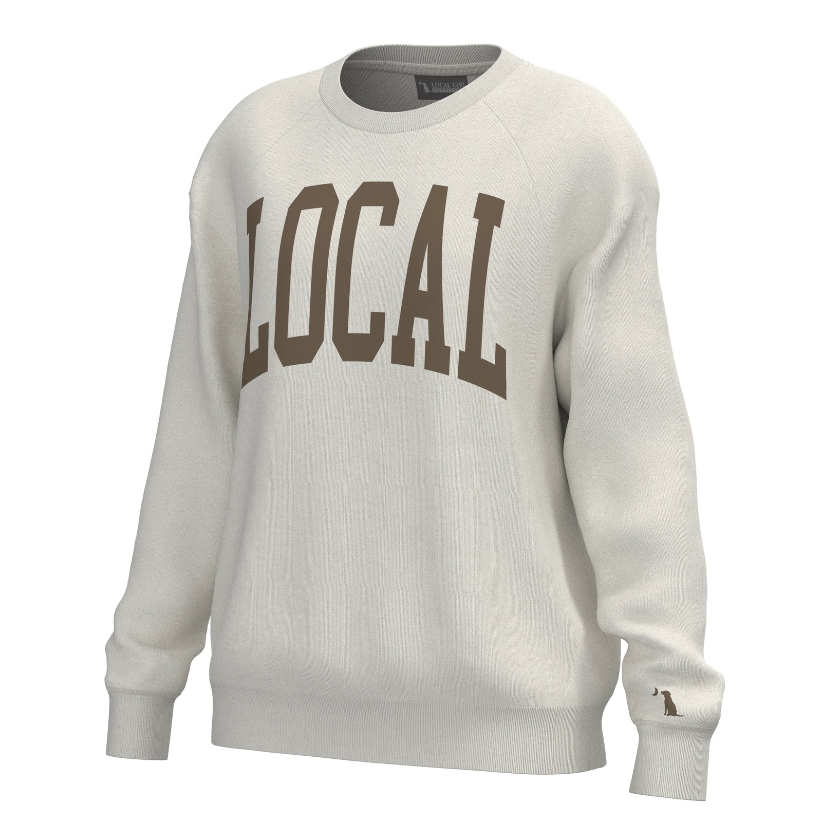 LOCAL GIRL Women's Sweatshirt PERIWINKLE / XS Local Girl Crescent Crew L5130024P