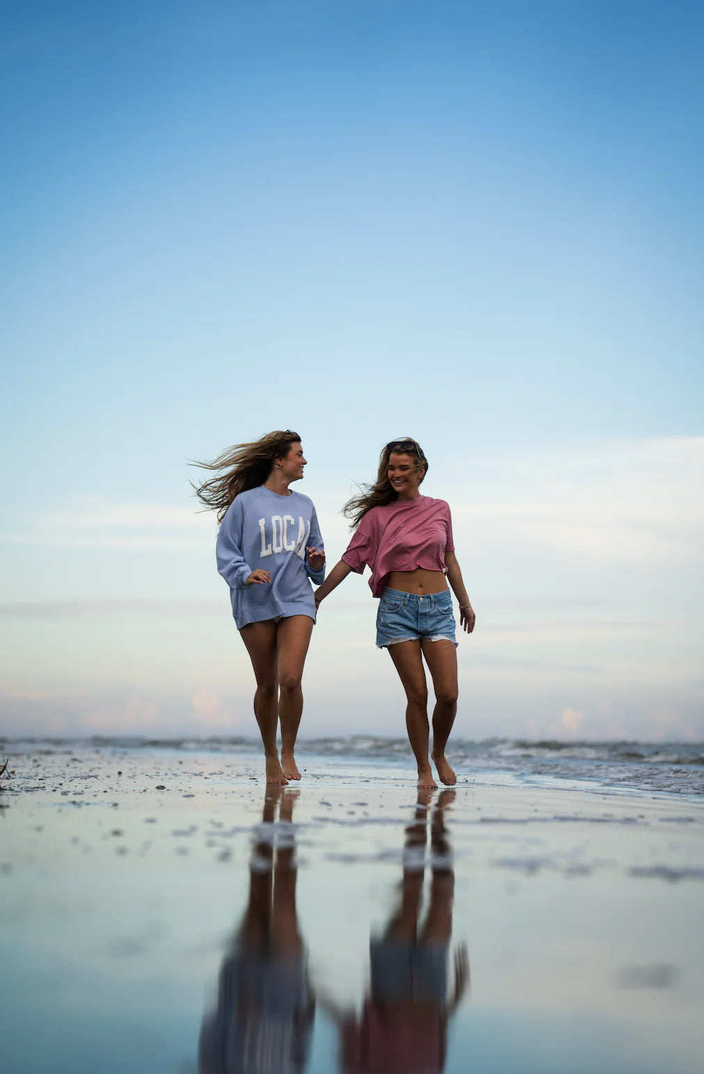 LOCAL GIRL Women's Sweatshirt Local Girl Crescent Crew