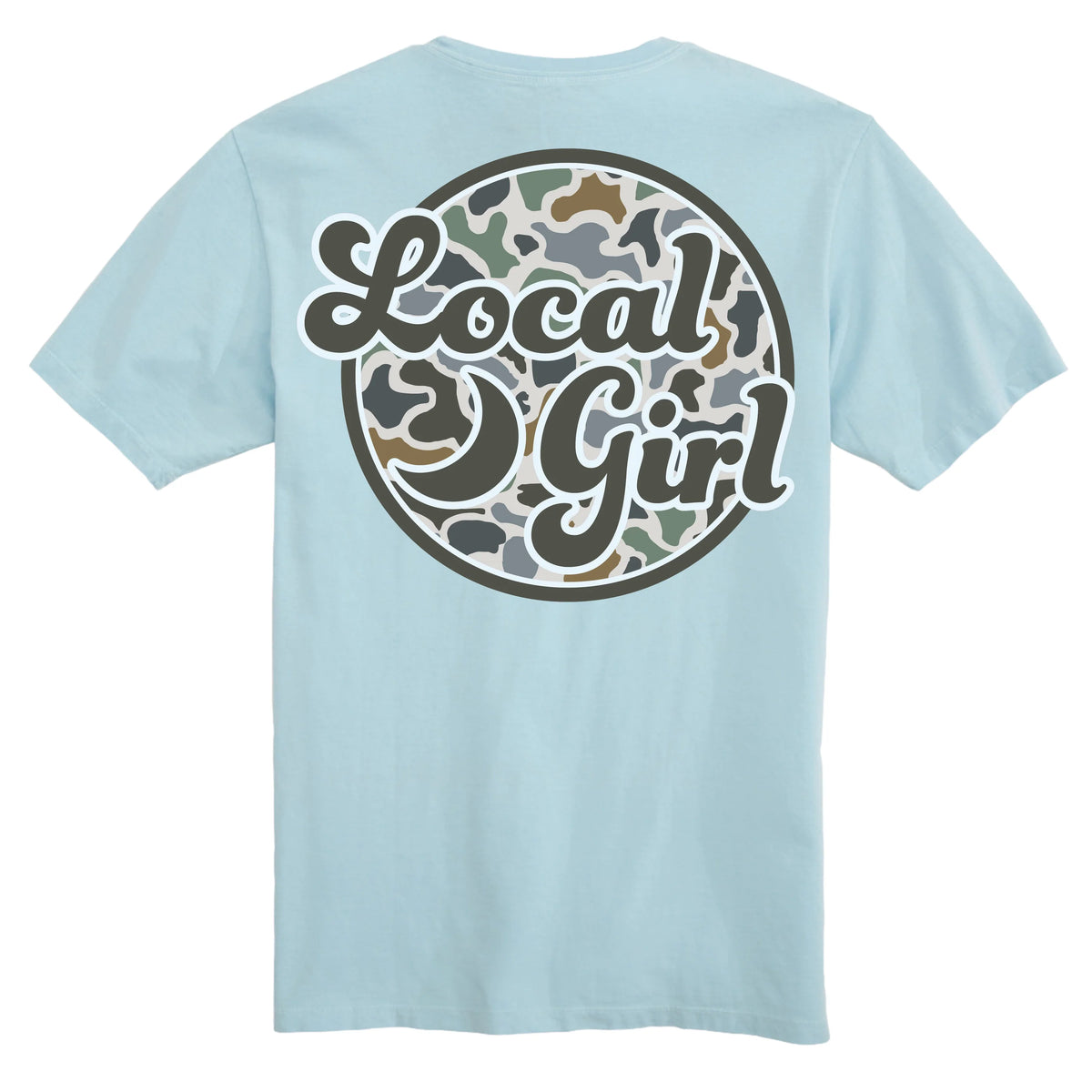LOCAL GIRL Women's Tee Local Girl Camo Patch LCF Bluff SS Tee