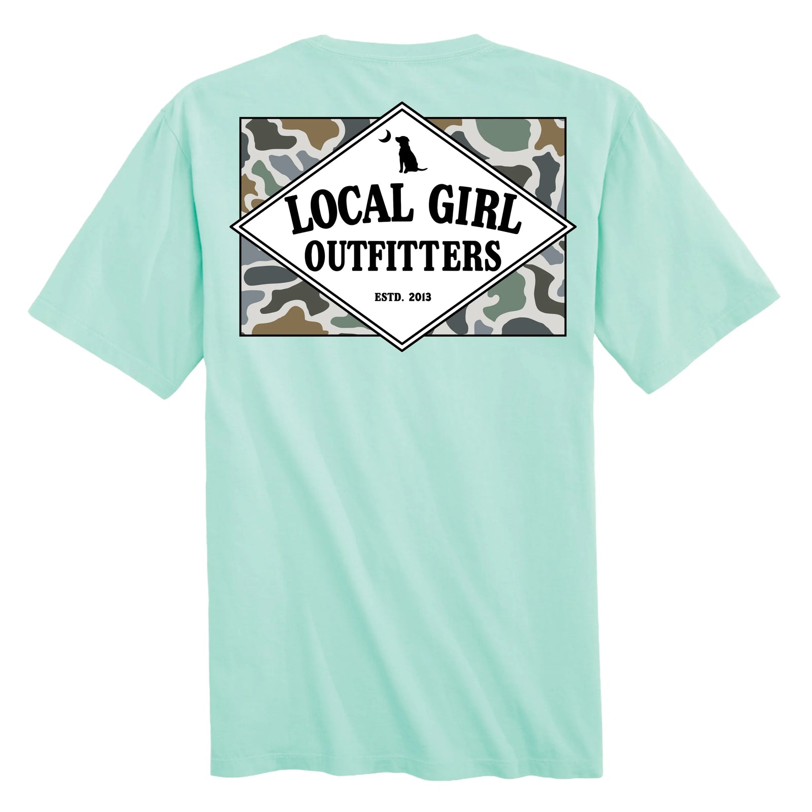 LOCAL GIRL Women's Tee Local Girl Founder's Flag LCF Bluff SS Tee