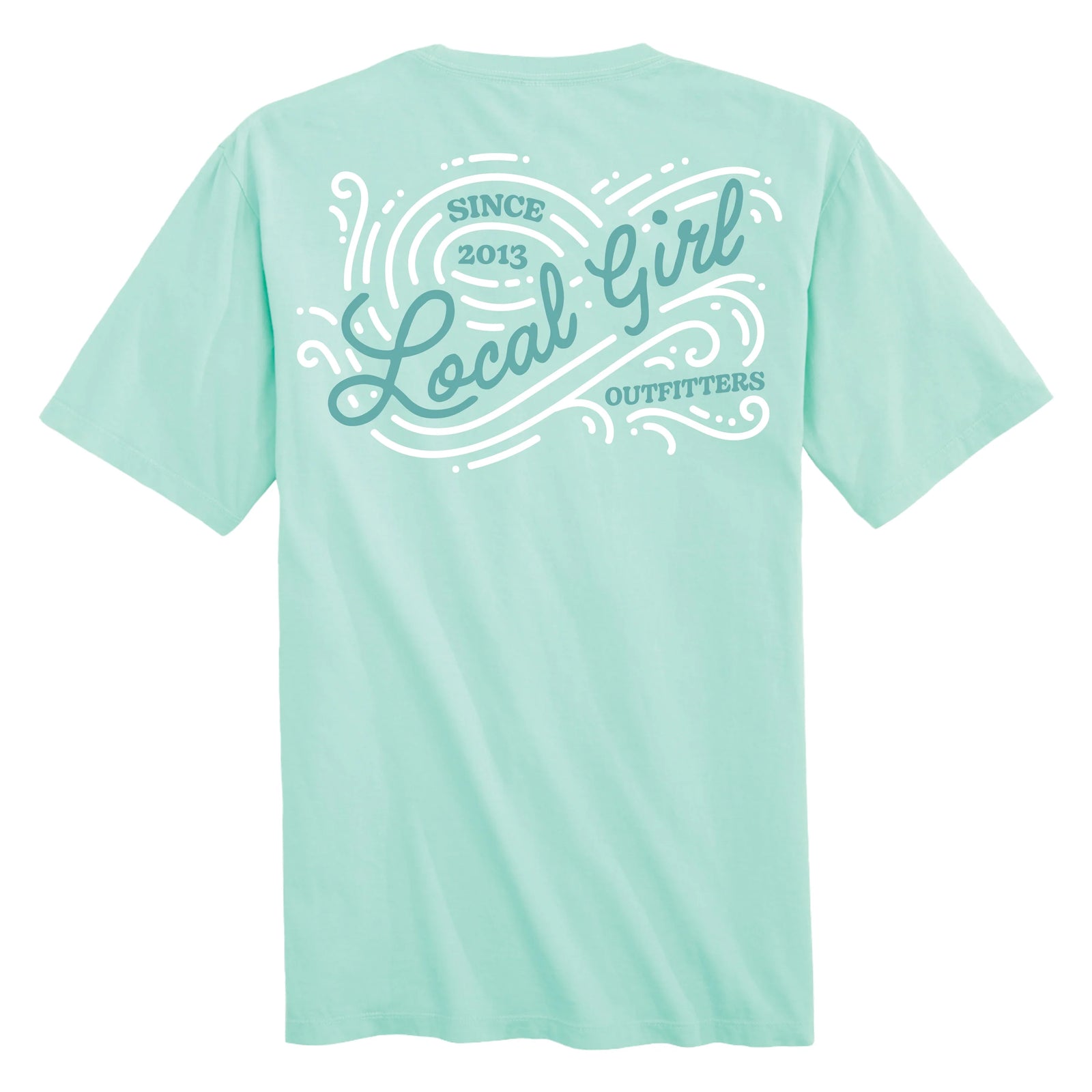 LOCAL GIRL Women's Tee Local Girl Ocean Wave SS Tee