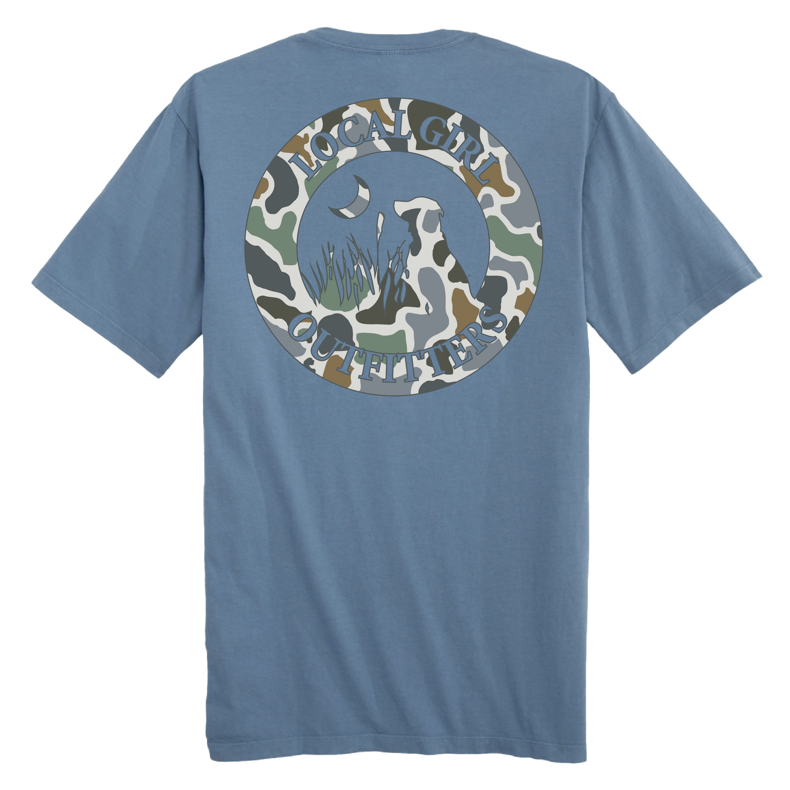 LOCAL GIRL Women's Tee Local Girl Original Localflage Bluff T-Shirt