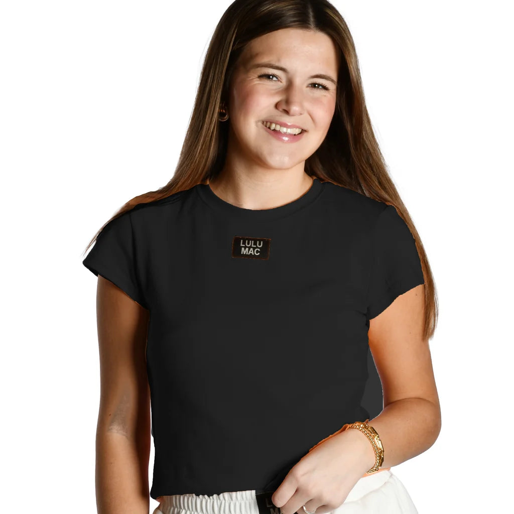 LU LU MAC Women's Top BLACK / XS 1- Lulu Mac Baby Doll Top LM-TP1000