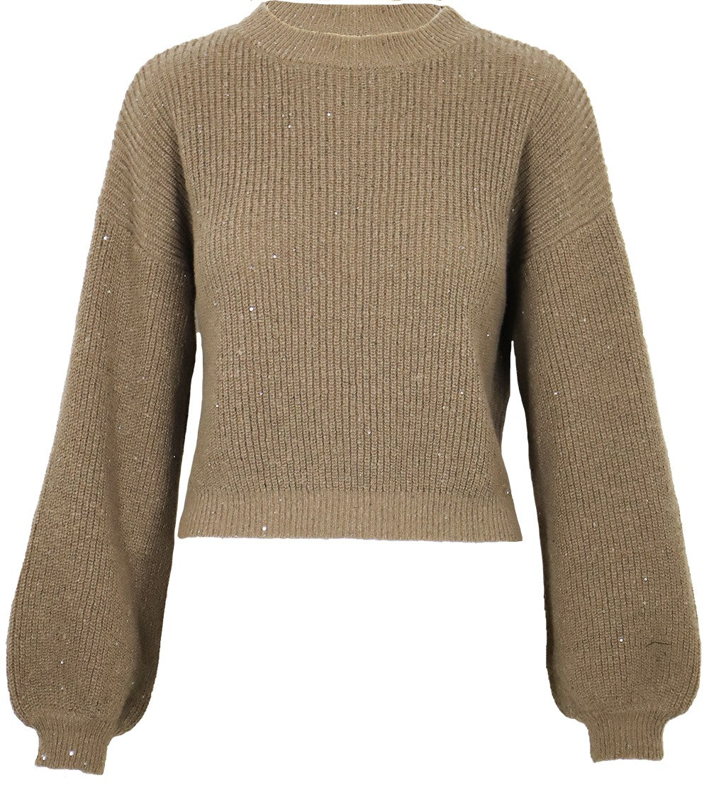 LUCY PARIS Women's Sweaters Sam Puffed Sleeve Sweater || David's Clothing