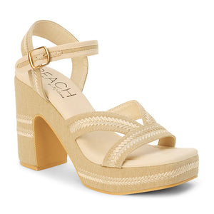 MATISSE FOOTWEAR Women's Shoes Matisse Beach Adelaid Platform Heel Sand