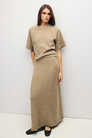 MOD REF CLOTHIN Women's Sweaters TAUPE / S The Danica Top TMR1263