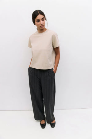MOD REF CLOTHIN Women's Top The Lanie Top | Women's Heavyweight Cotton T-Shirt