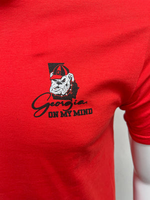 NEW WORLD Men's Tees Bulldog State of Mind Gameday Tee || David's Clothing