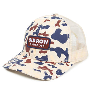 OLD ROW Men's Hats IVORY / OS Old Row Camo USA Mesh Back Hat from Old Row WROW3975