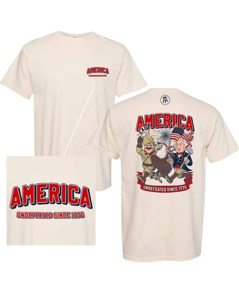 OLD ROW Men's Tees Barstool Sports Undefeated Since 1776 Tee