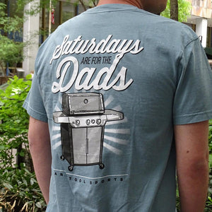 OLD ROW Men's Tees Saturdays Are For The Dads Grill Graphic Pocket Tee