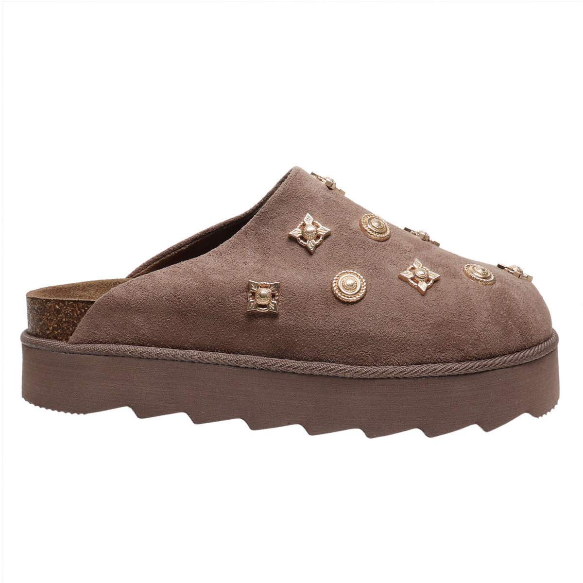 OLEM Women's Shoes Sunday Studded Mule