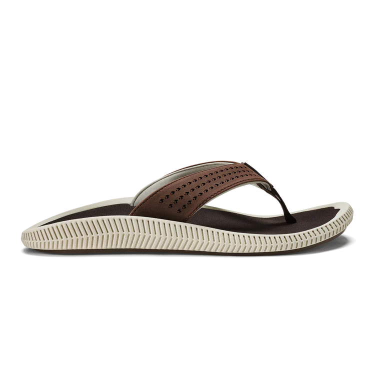 OLUKAI Men's Sandals DK WOOD / 8 Olukai Ulele Men’s Beach Sandals || David's Clothing 104356363