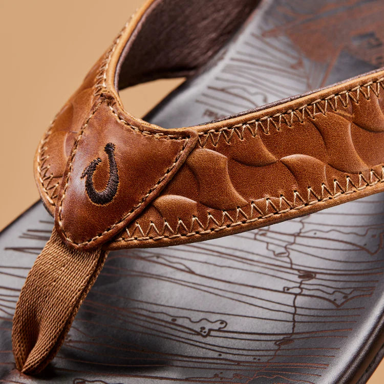 OLUKAI Mens Shoes Olukai Hikianalia Men’s Beach Sandals || David's Clothing