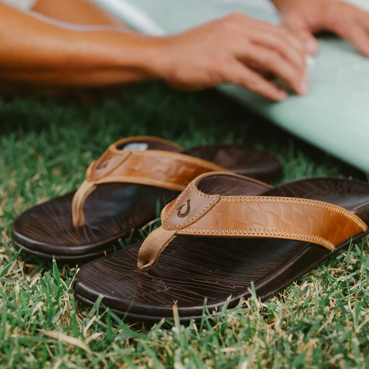 OLUKAI Mens Shoes Olukai Hikianalia Men’s Beach Sandals || David's Clothing