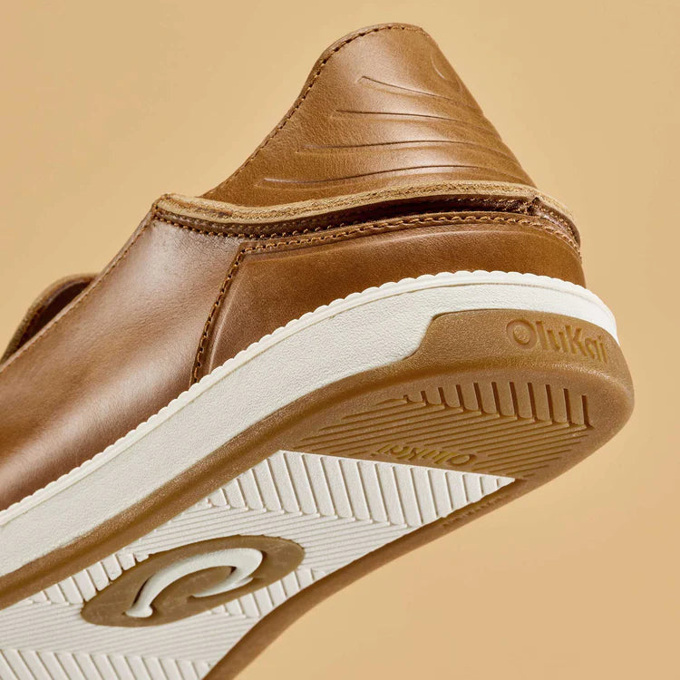 OLUKAI Mens Shoes Olukai Kākaha Nia Men’s Leather Slip-On Shoes || David's Clothing