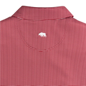 ONWARD RESERVE Men's Polo Onward Reserve Birdie Stripe Performance Polo || David's Clothing