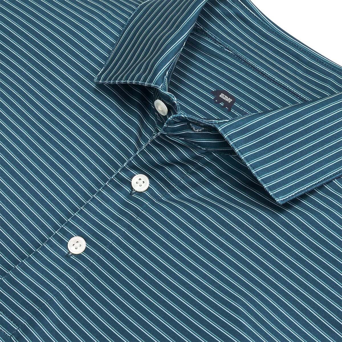 ONWARD RESERVE Men's Polo Onward Reserve Scout Stripe Performance Polo - Blue Wing Teal