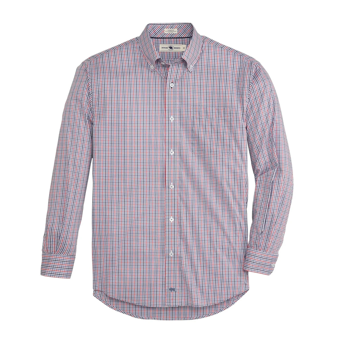 ONWARD RESERVE Men's Sport Shirt Onward Reserve Warden Classic Fit Quad Shirt - Ensign Blue