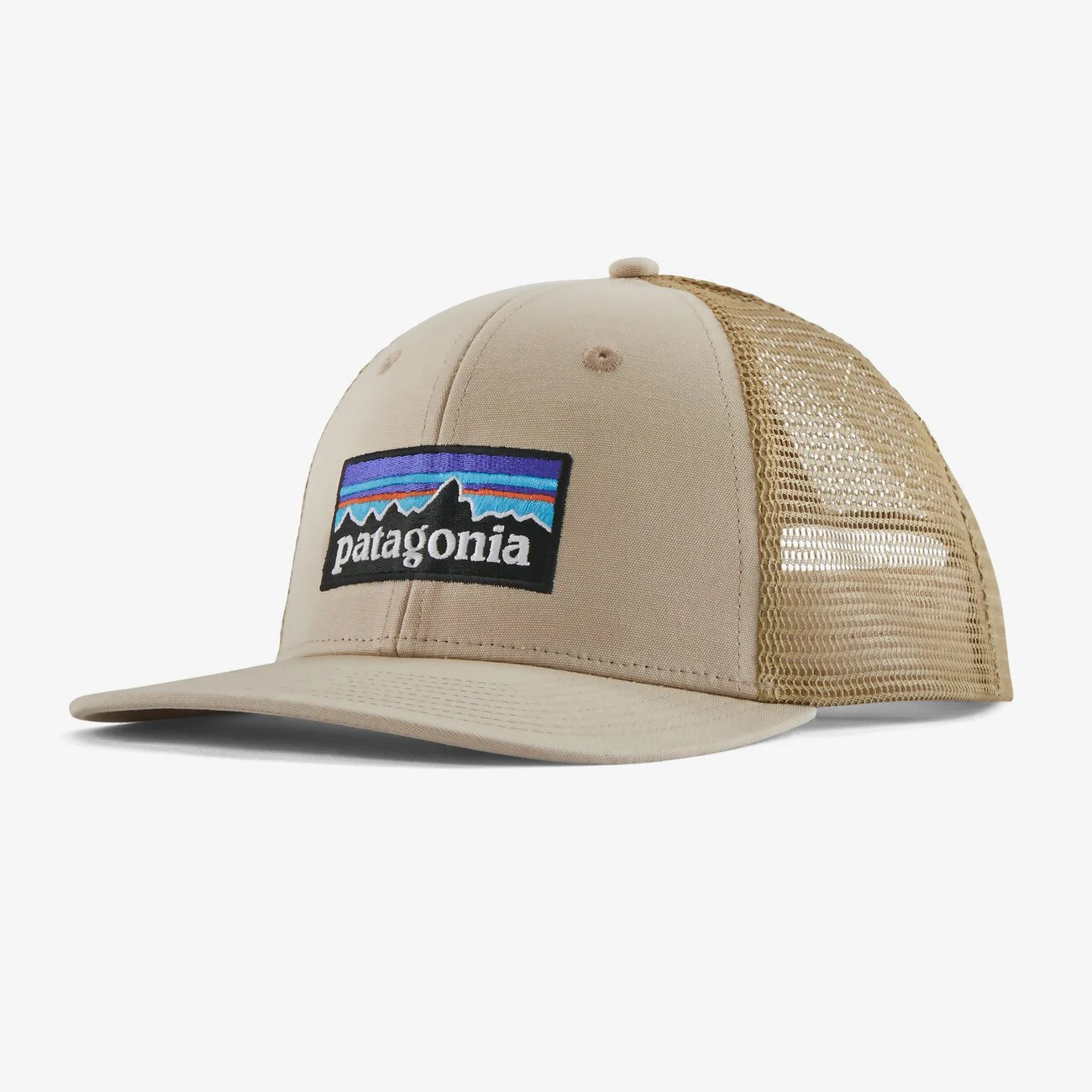 PATAGONIA Men's Hats OAR TAN / one size Patagonia P-6 Logo Trucker Hat || David's Clothing 38289OTNC