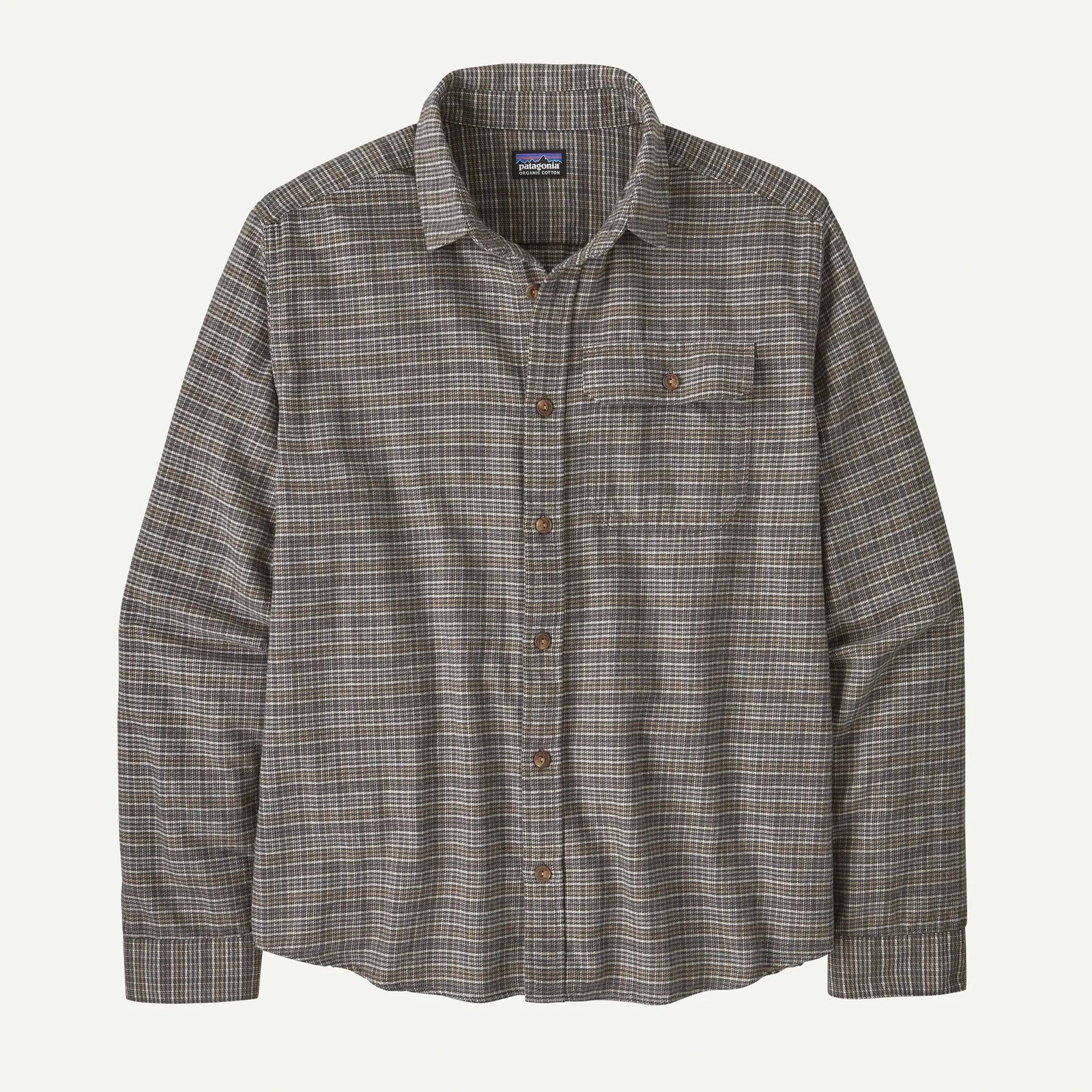 PATAGONIA Men's Sport Shirt Patagonia Men's Long-Sleeved Lightweight Fjord Flannel Shirt