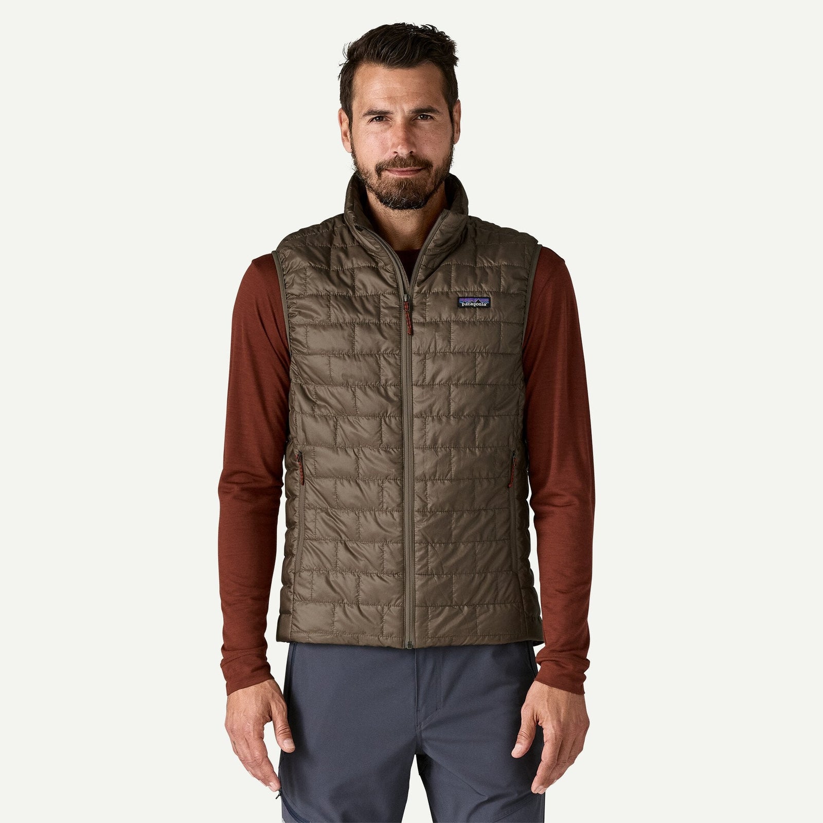 PATAGONIA Mens Jackets MARLOW BROWN / M Patagonia Men's Nano Puff® Vest 84243MRLB