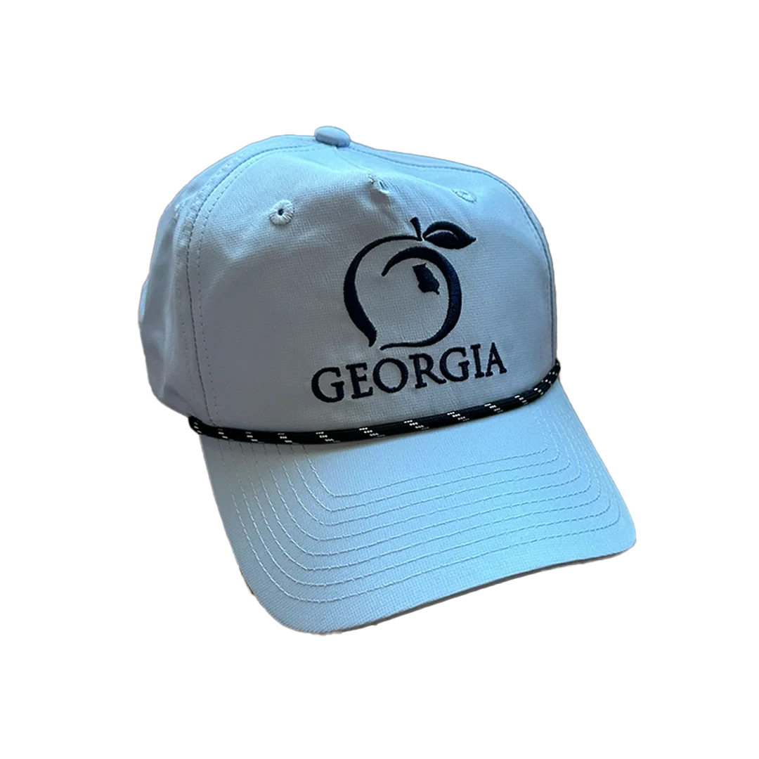 PEACH STATE PRIDE Men's Hats SKY BLUE Peach State Pride Original Georgia Performance Hat || David's Clothing 5PRSBGH