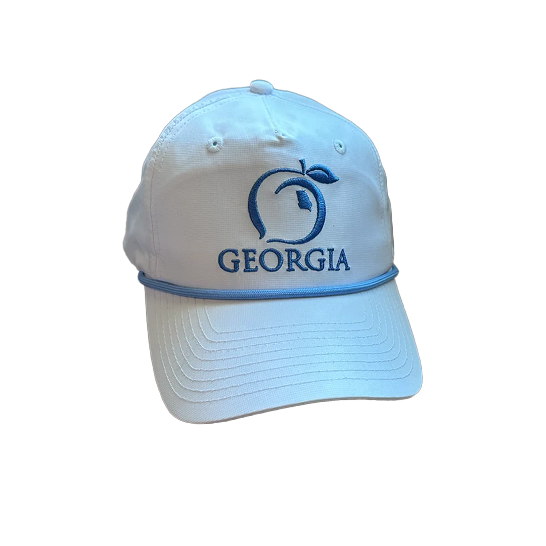 PEACH STATE PRIDE Men's Hats SKY BLUE Peach State Pride Original Georgia Performance Hat || David's Clothing 5PRSBGH