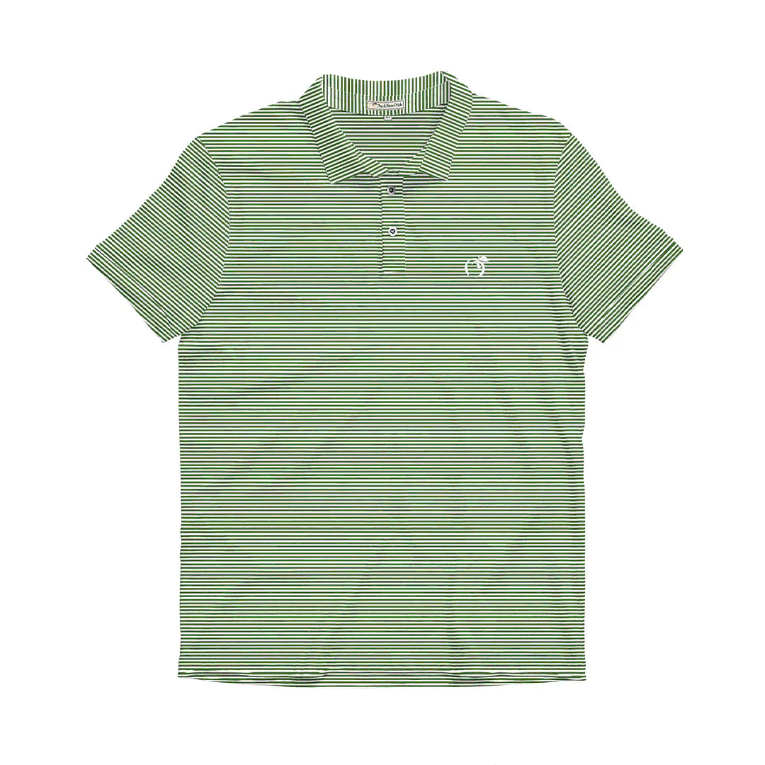 PEACH STATE PRIDE Men's Polo HORIZON BLUE / S Peach State Pride Stripe Performance Polo DRSPHBWH