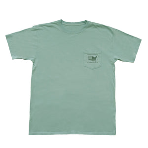 PEACH STATE PRIDE Men's Tees Peach State Pride Augusta Traditions Short Sleeve Pocket Tee
