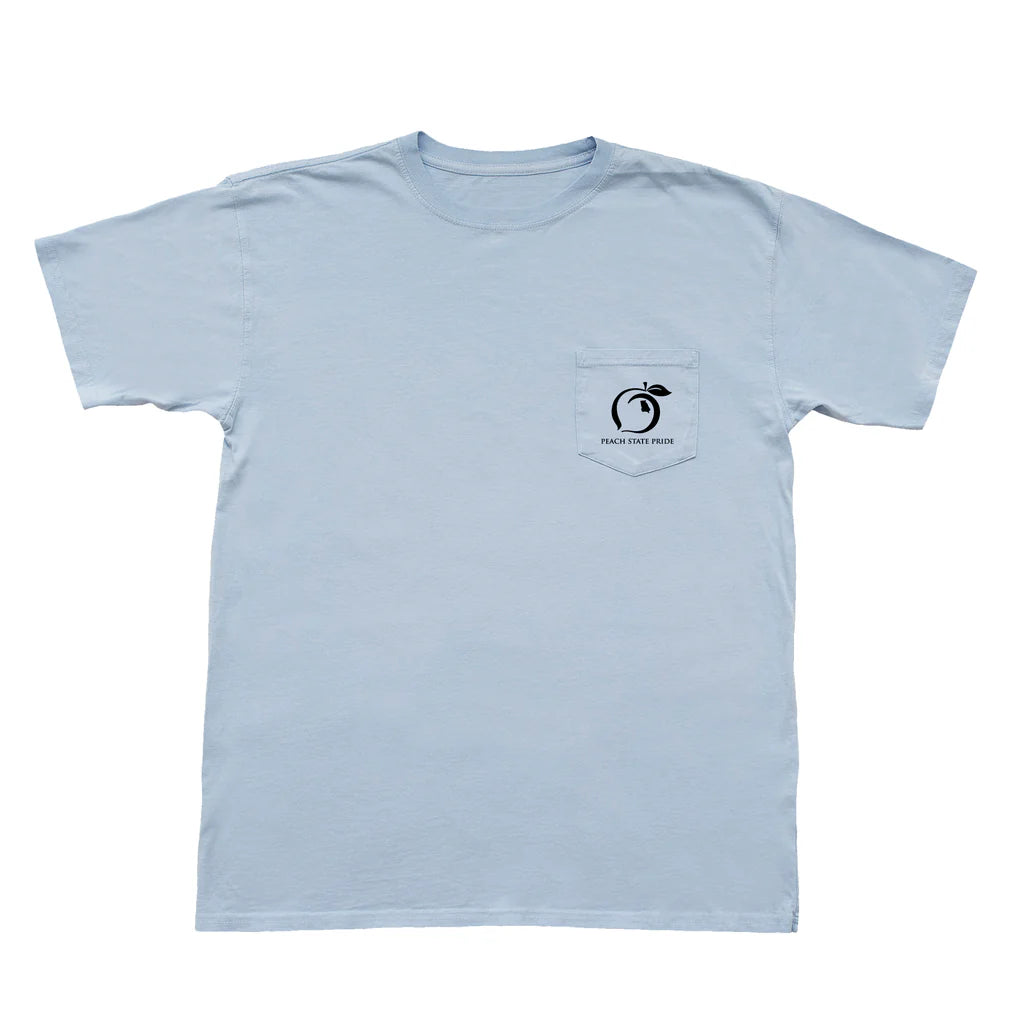 PEACH STATE PRIDE Men's Tees Peach State Pride The Pointer Patch Short Sleeve Pocket Tee