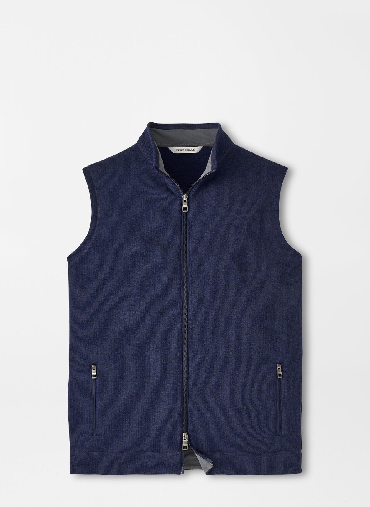 PETER MILLAR Men's Jackets NAVY / M Peter Millar Crown Sweater Fleece Vest || David's Clothing MF23K61N