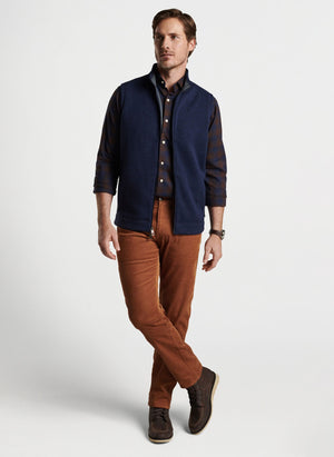 PETER MILLAR Men's Jackets Peter Millar Crown Sweater Fleece Vest || David's Clothing