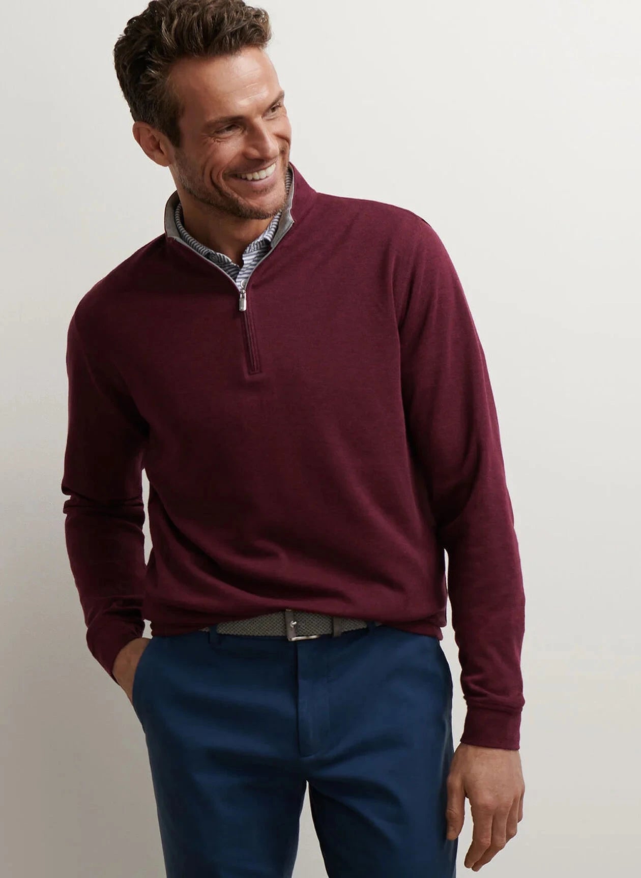 PETER MILLAR Men's Outerwear Peter Millar Crown Comfort Pullover