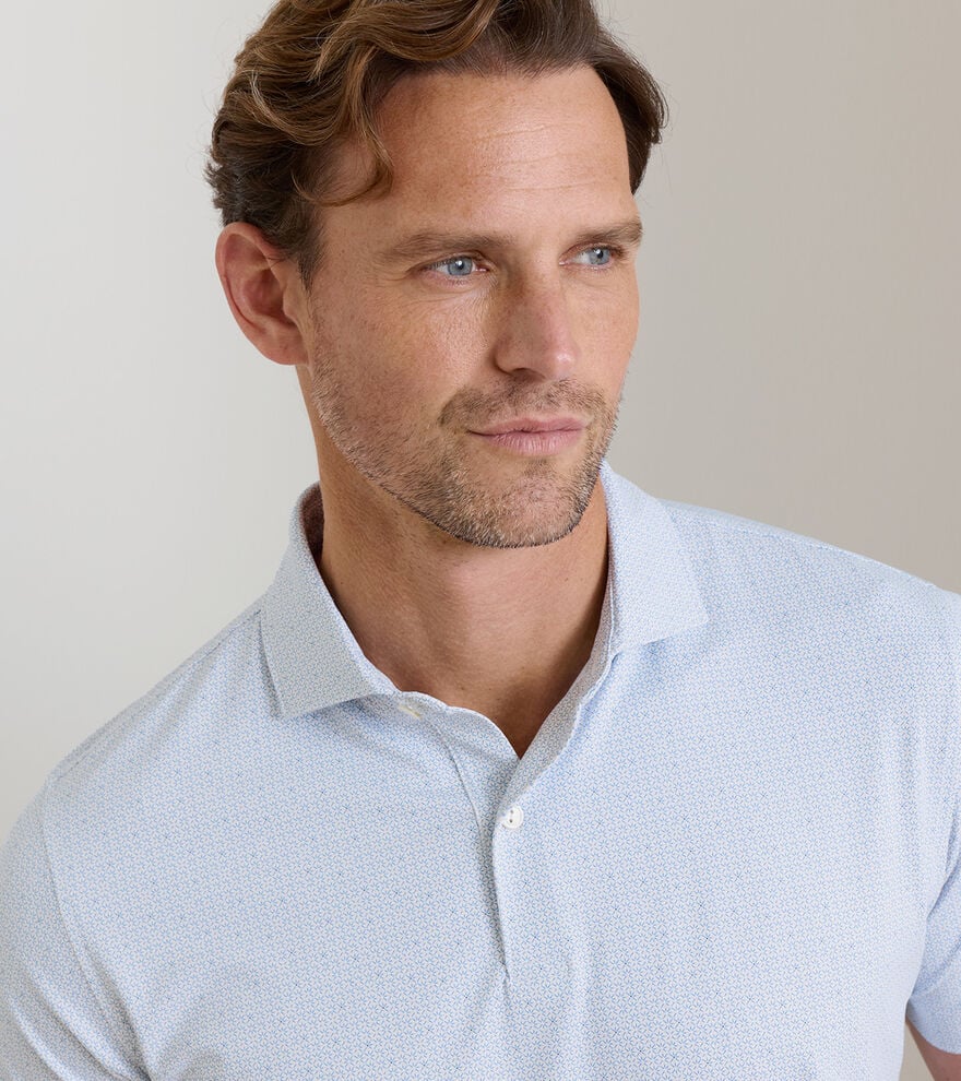 PETER MILLAR Men's Polo Peter Millar Alder Performance Jersey Polo