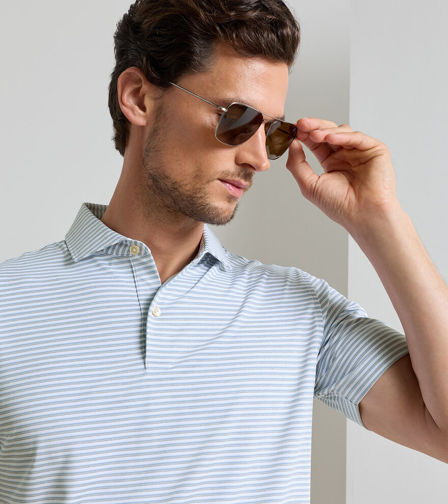 PETER MILLAR Men's Polo Peter Millar Echo Performance Jersey Polo