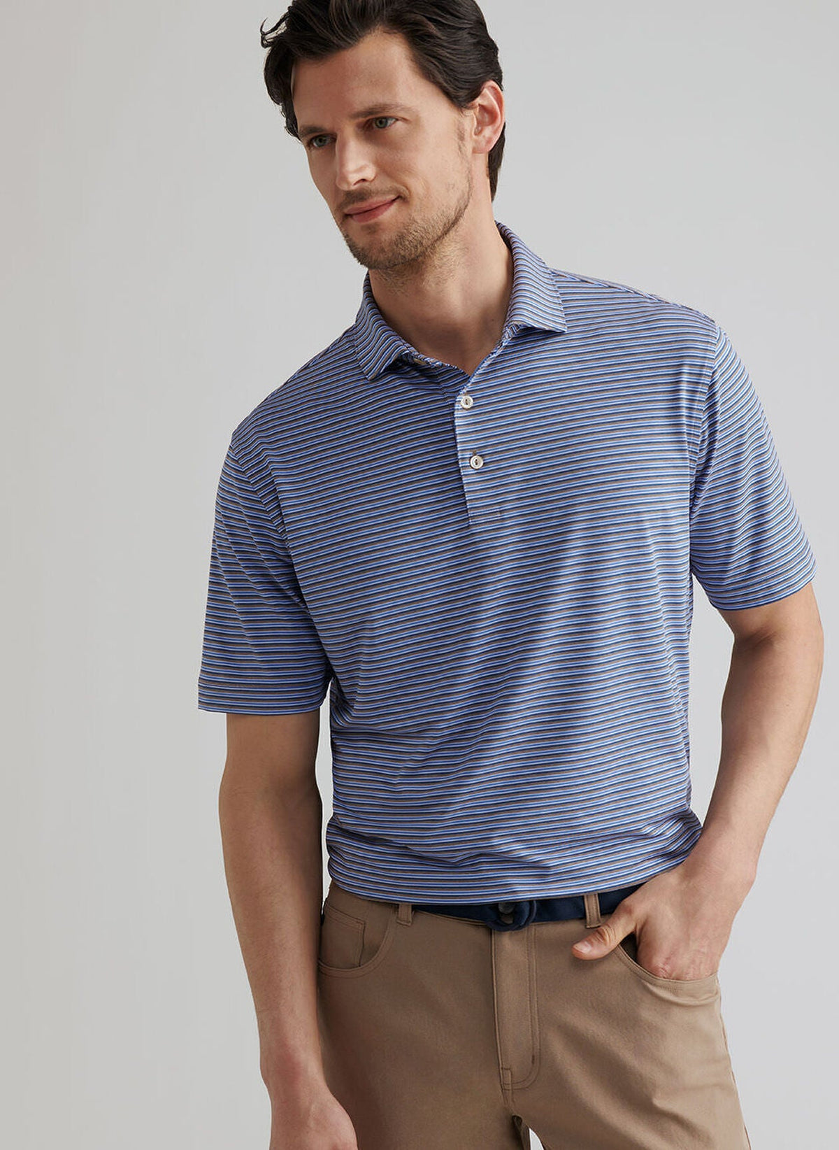 PETER MILLAR Men's Polo Peter Millar Lenway Performance Jersey Polo